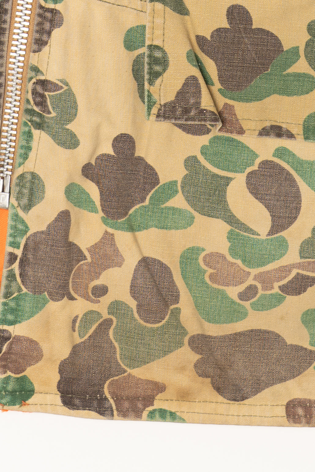 Vintage Khaki Camouflage Hunting Jacket (1970s)