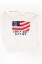 Vintage American Flag Sweatshirt (1990s)