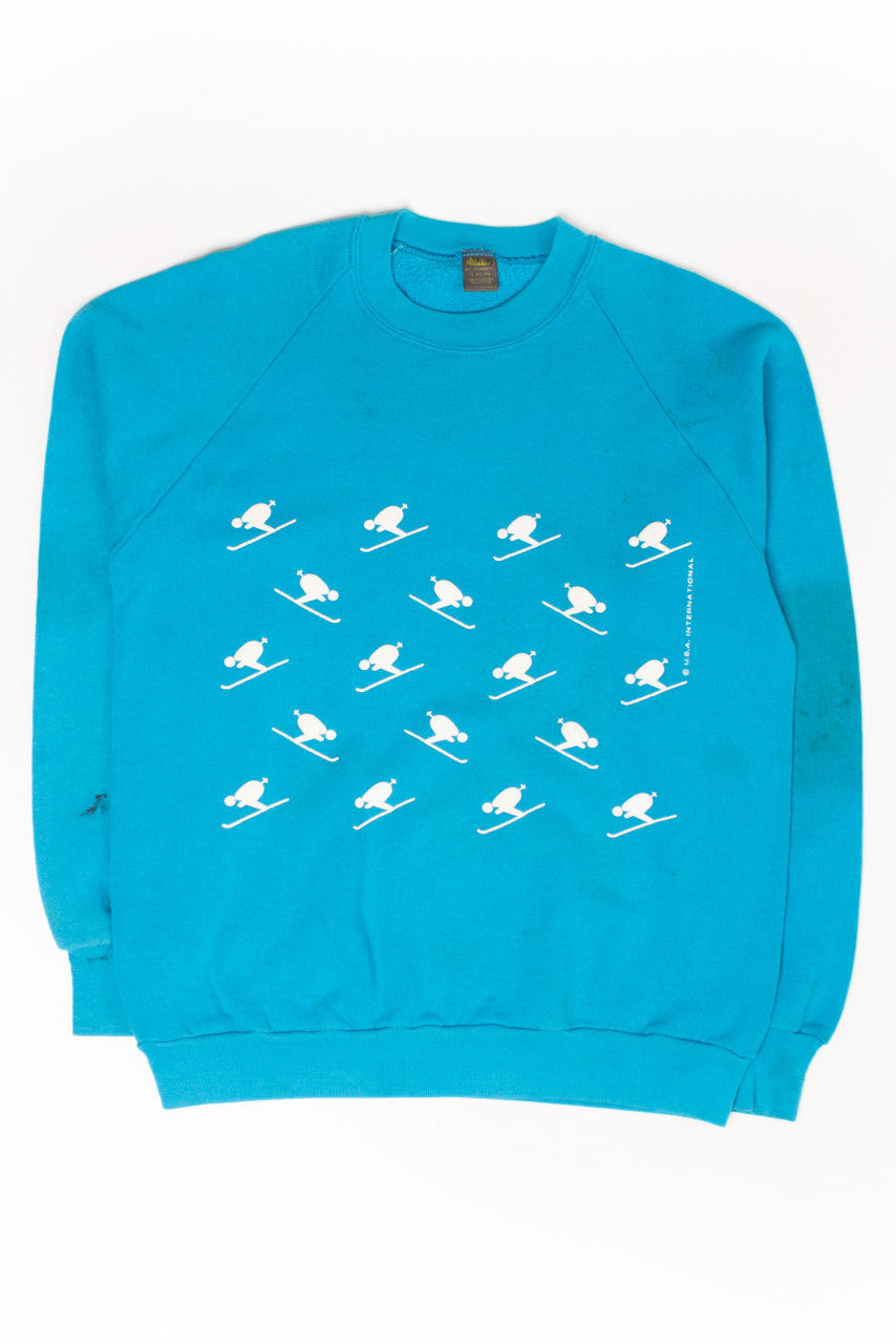 Vintage Skiing Sport Sweatshirt (1985)