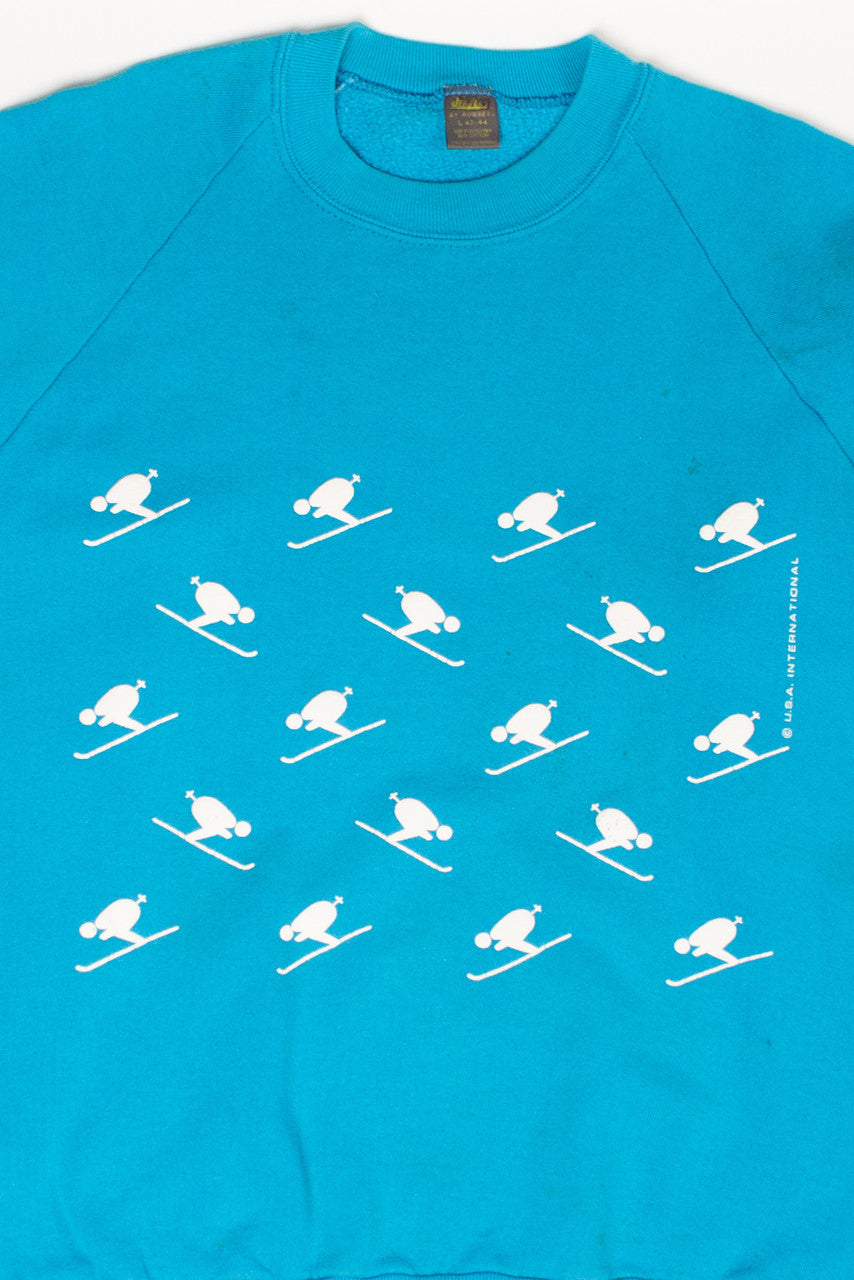 Vintage Skiing Sport Sweatshirt (1985)