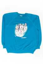 Vintage Alaska Dogsledding Sweatshirt (1980s)