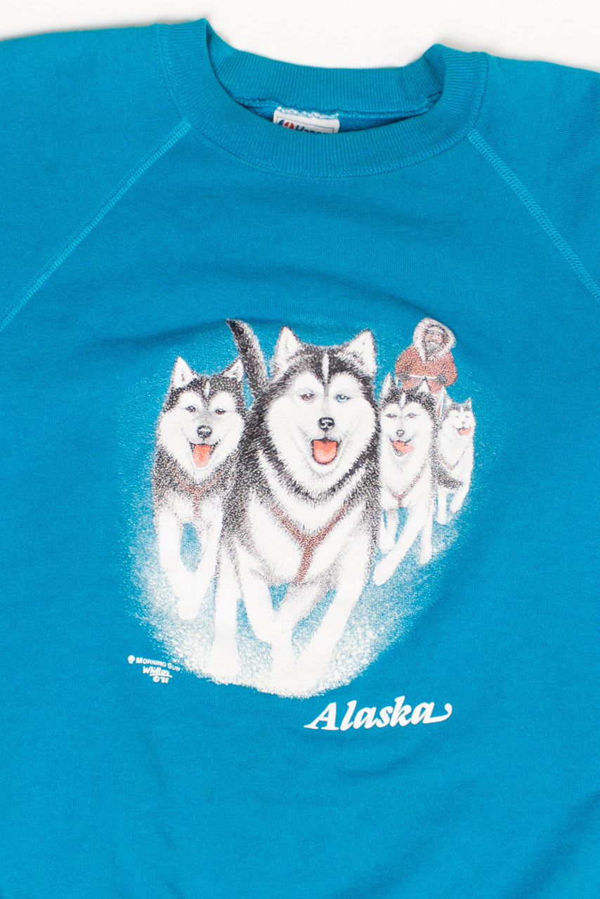 Vintage Alaska Dogsledding Sweatshirt (1980s)