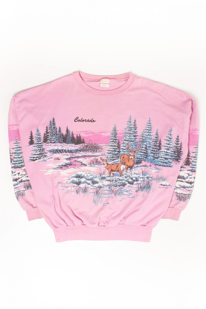 Vintage Colorado Deer Sweatshirt (1991)