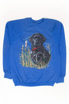 Vintage Black Lab Hunting Sweatshirt (1992)