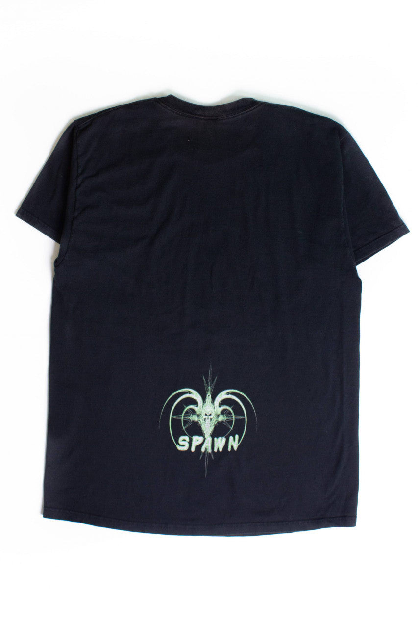 Vintage Spawn Green Skull T-Shirt (1990s)