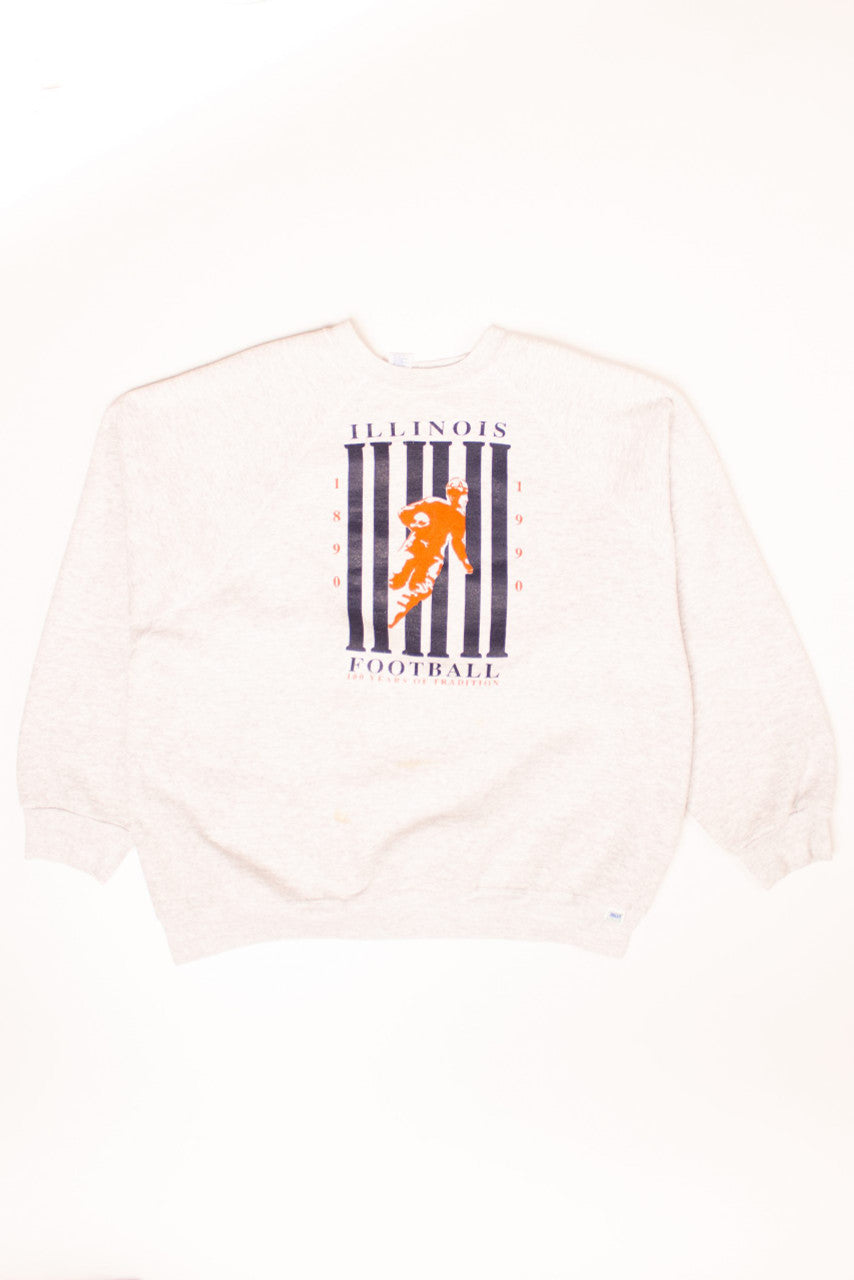 Vintage Illinois Football Sweatshirt (1990)