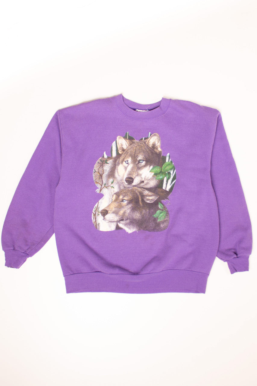 Vintage Wolf Sweatshirt (1990s)