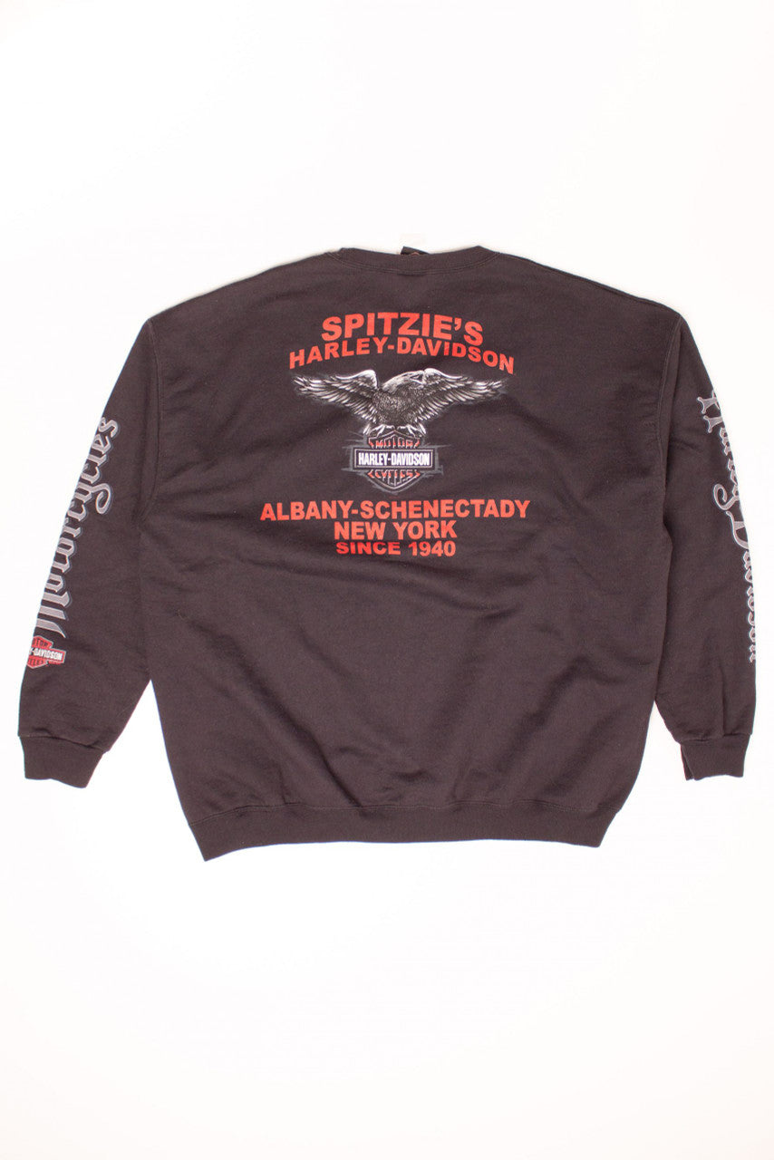 Vintage Harley Davidson Holiday Sweatshirt (1990s)