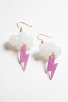 Lightning Storm Cloud Earrings