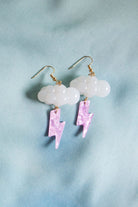 Lightning Storm Cloud Earrings