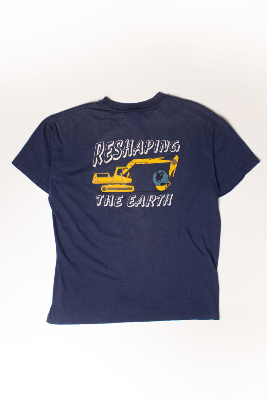 Vintage Reshaping the Earth Combat Corps  T-Shirt (1990s)