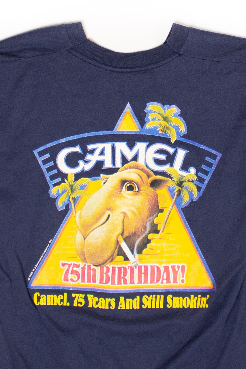 Vintage Camel Cigarettes 75th Anniversary T-Shirt (1988