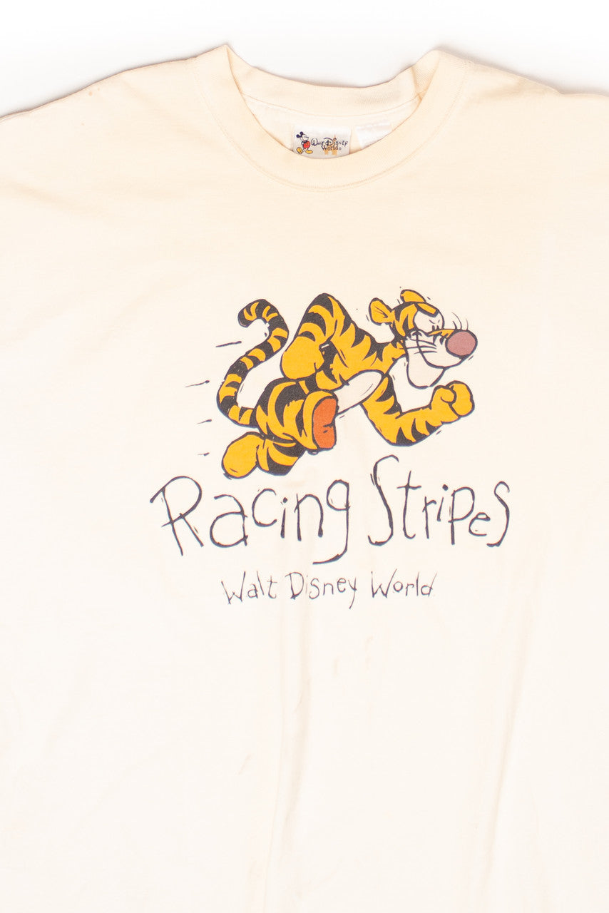 Vintage Walt Disney Tigger, "Racing Stripes" T-Shirt (1990s)