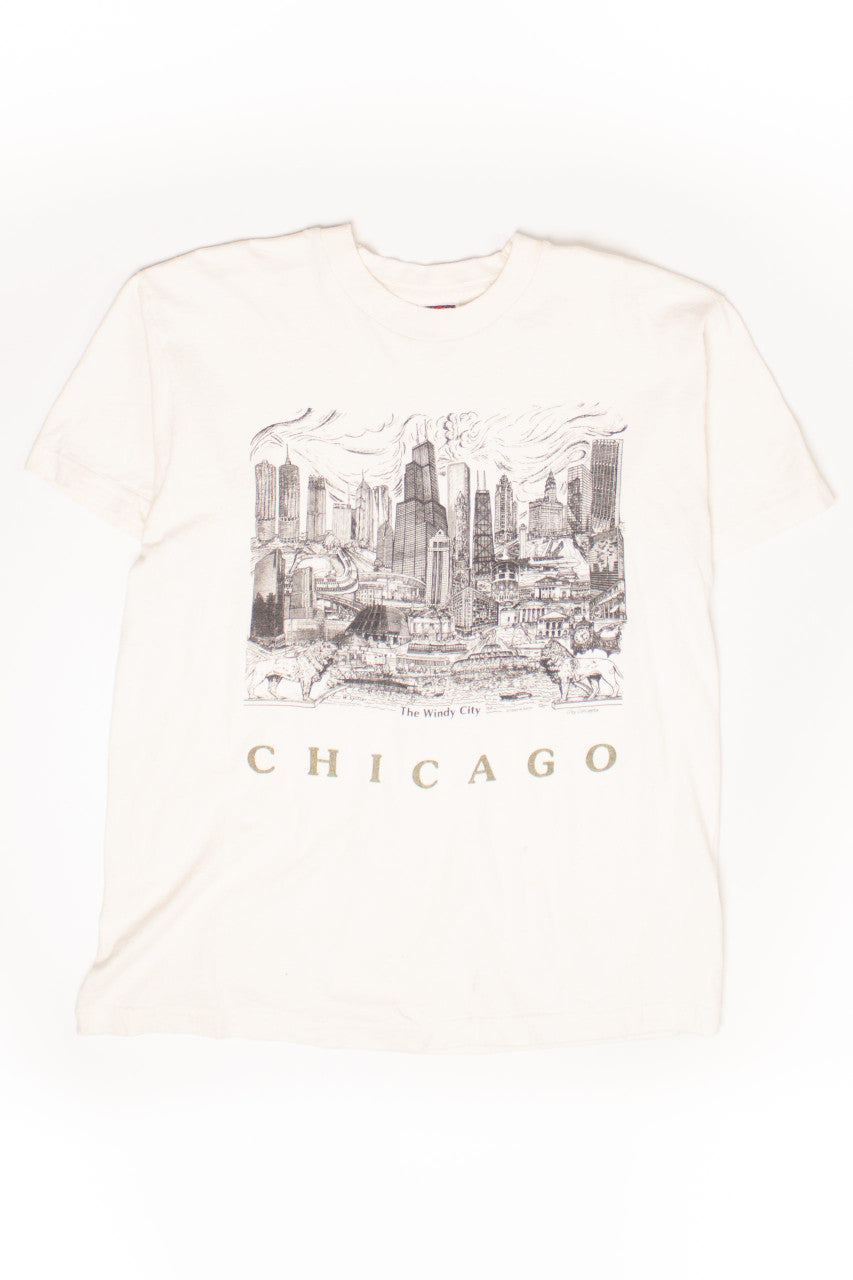 Vintage Chicago Illinois T-Shirt (1990s)