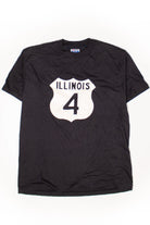 Vintage Illinois Interstate 4 T-Shirt (1990s)