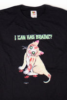 Y2K Zombie Cat T-Shirt (2000s)