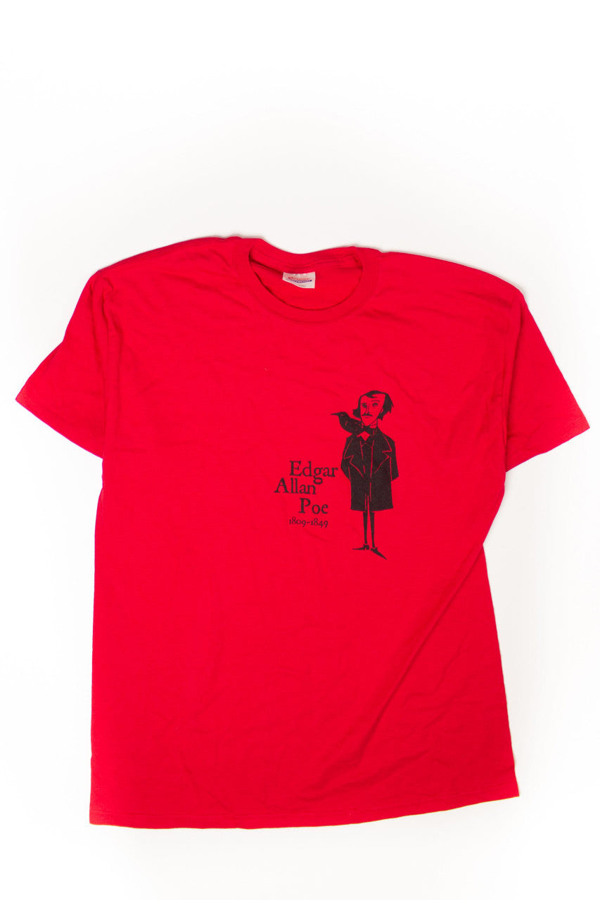 Vintage Edgar Allen Poe Cartoon T-Shirt (2000s)