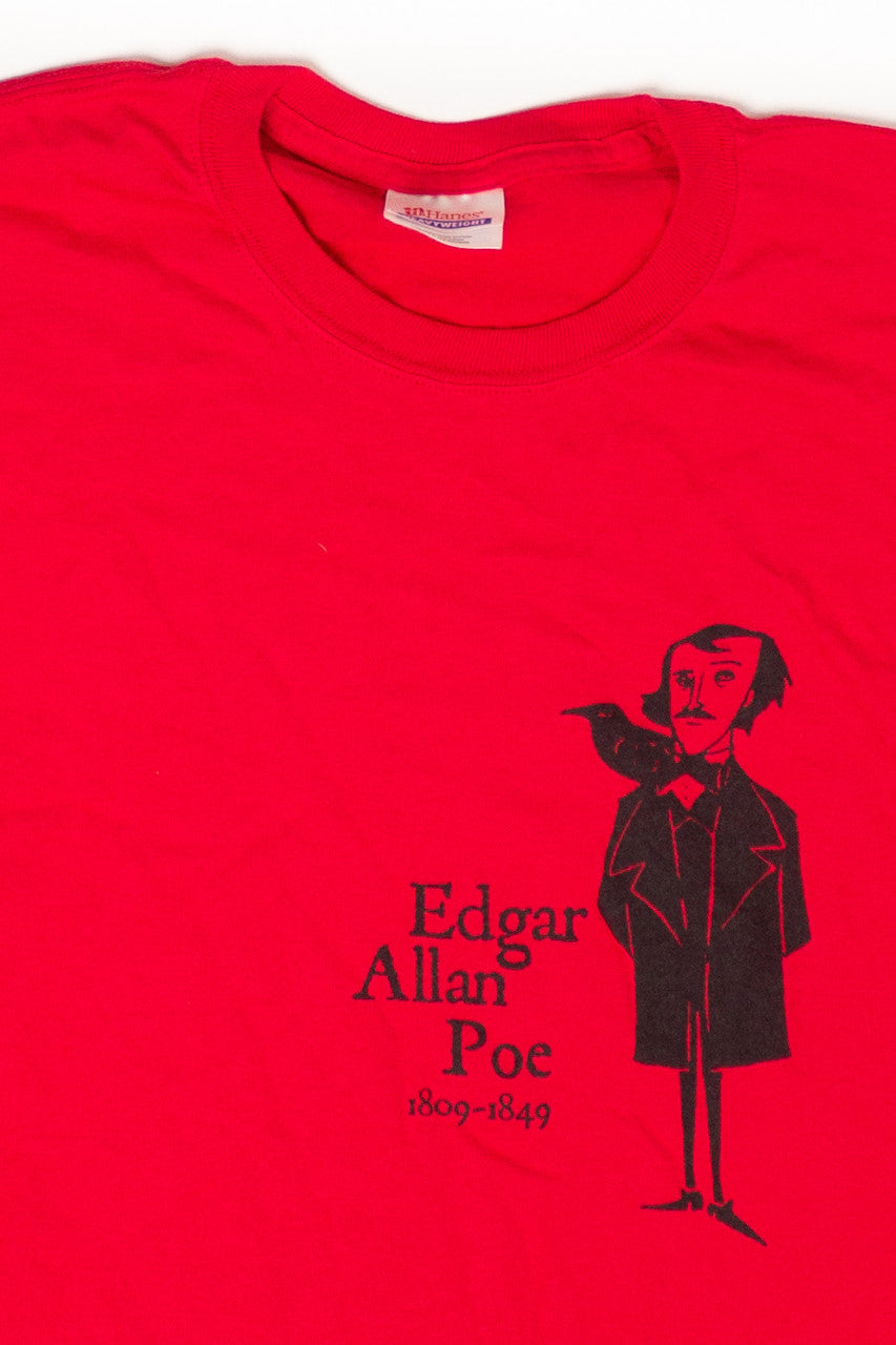 Vintage Edgar Allen Poe Cartoon T-Shirt (2000s)