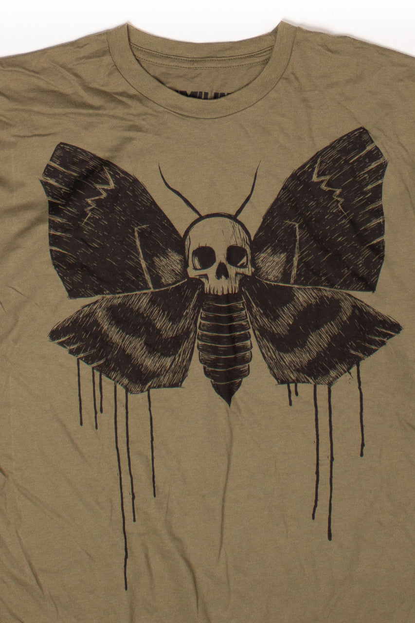 Vintage Dead Head Moth Graphic T-Shirt (2010s)