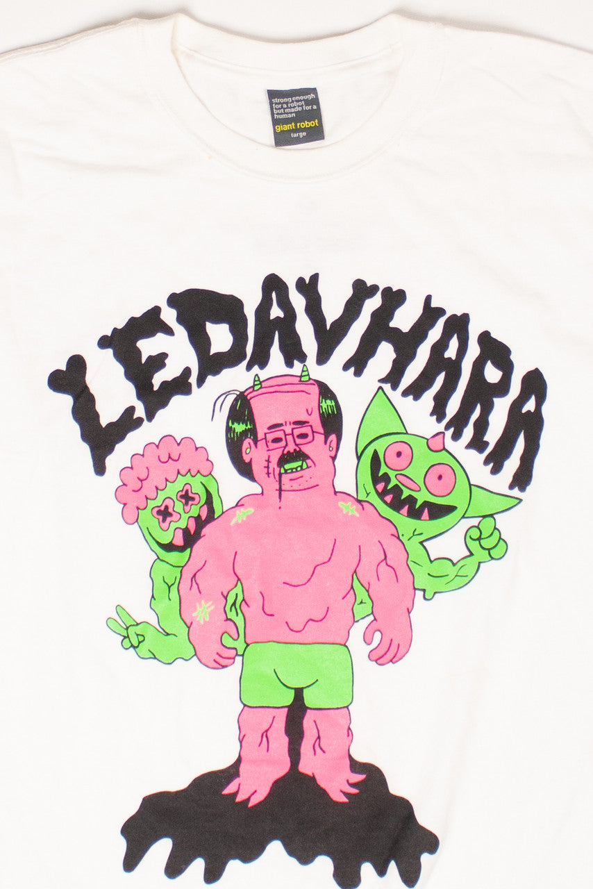 Vintage Giant Robot "Ledavhara" T-Shirt (2000s)