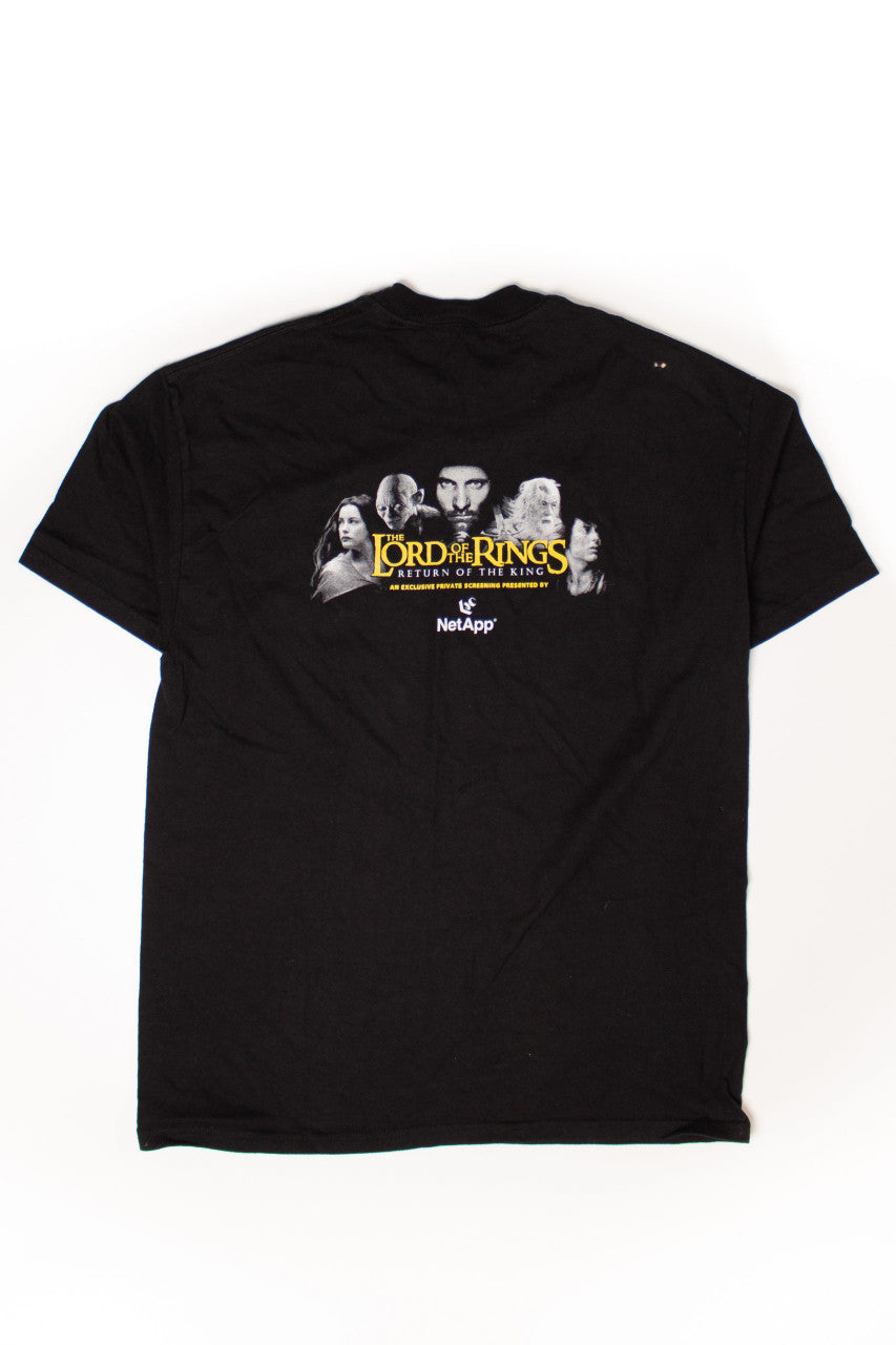 Vintage Lord of the Rings NetApp Exclusive Movie Release T-Shirt (2000s)