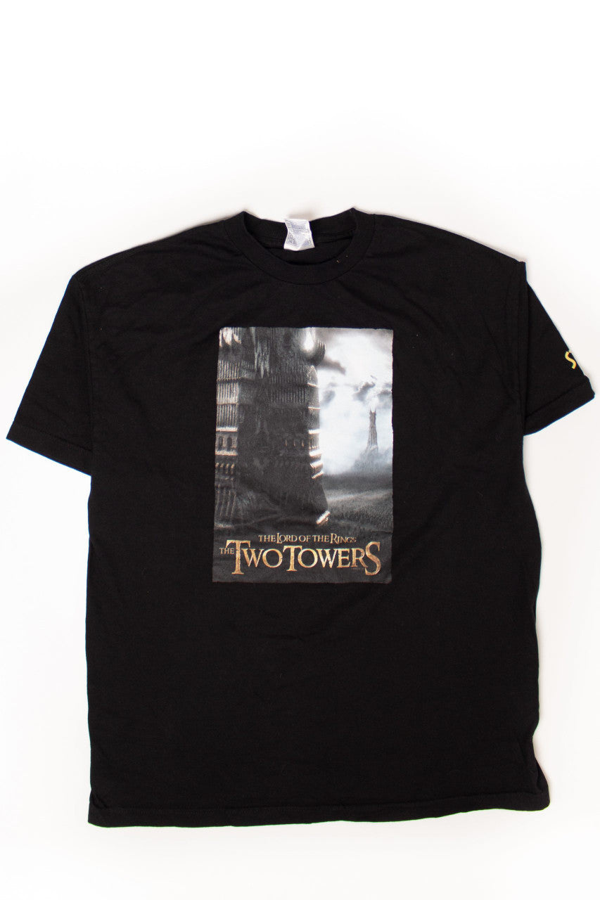 Vintage Lord of the Rings The Two Towers Movie Release T-Shirt (2000s)