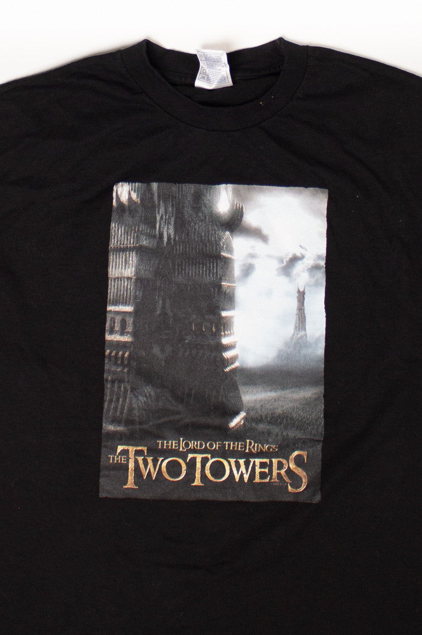 Vintage Lord of the Rings The Two Towers Movie Release T-Shirt (2000s)