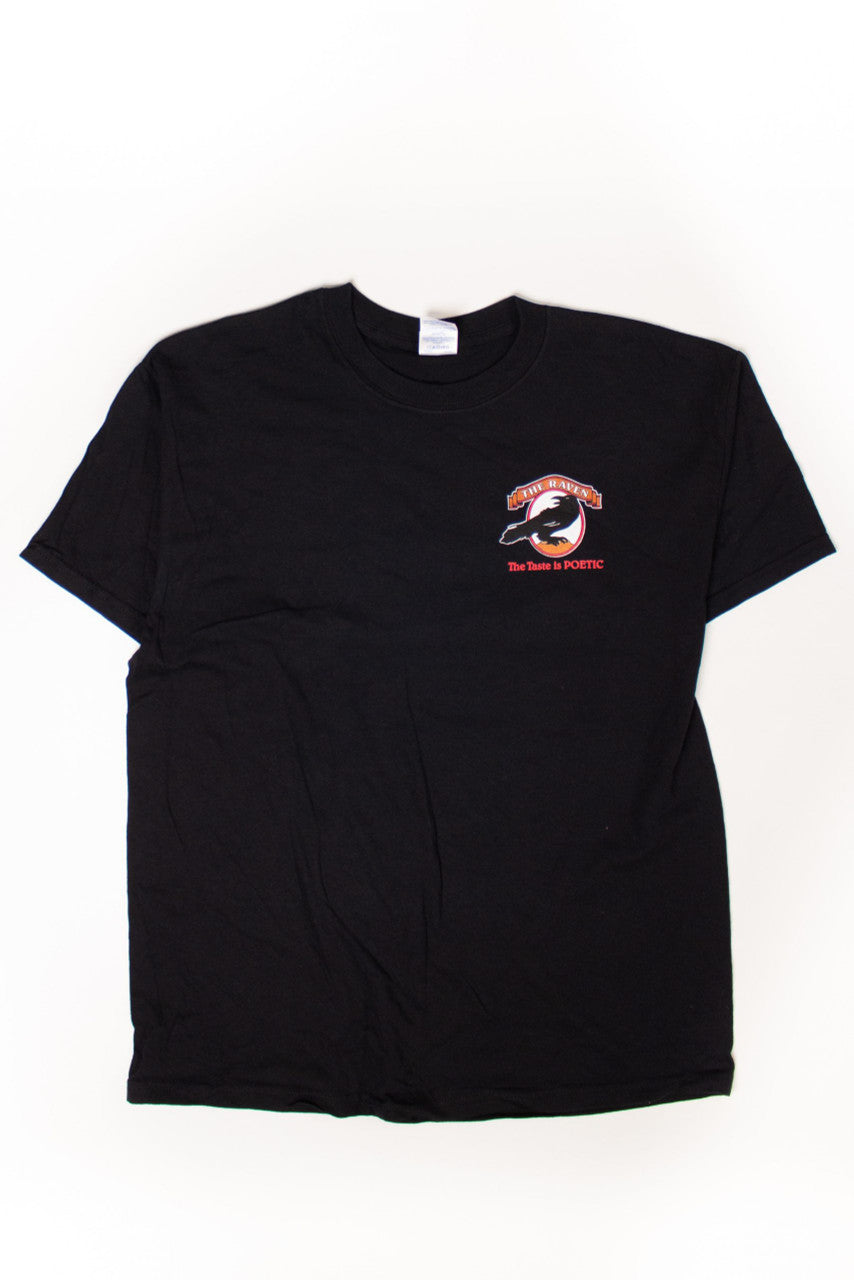Vintage Edgar Allen Poe Raven Ale T-Shirt (2000s)