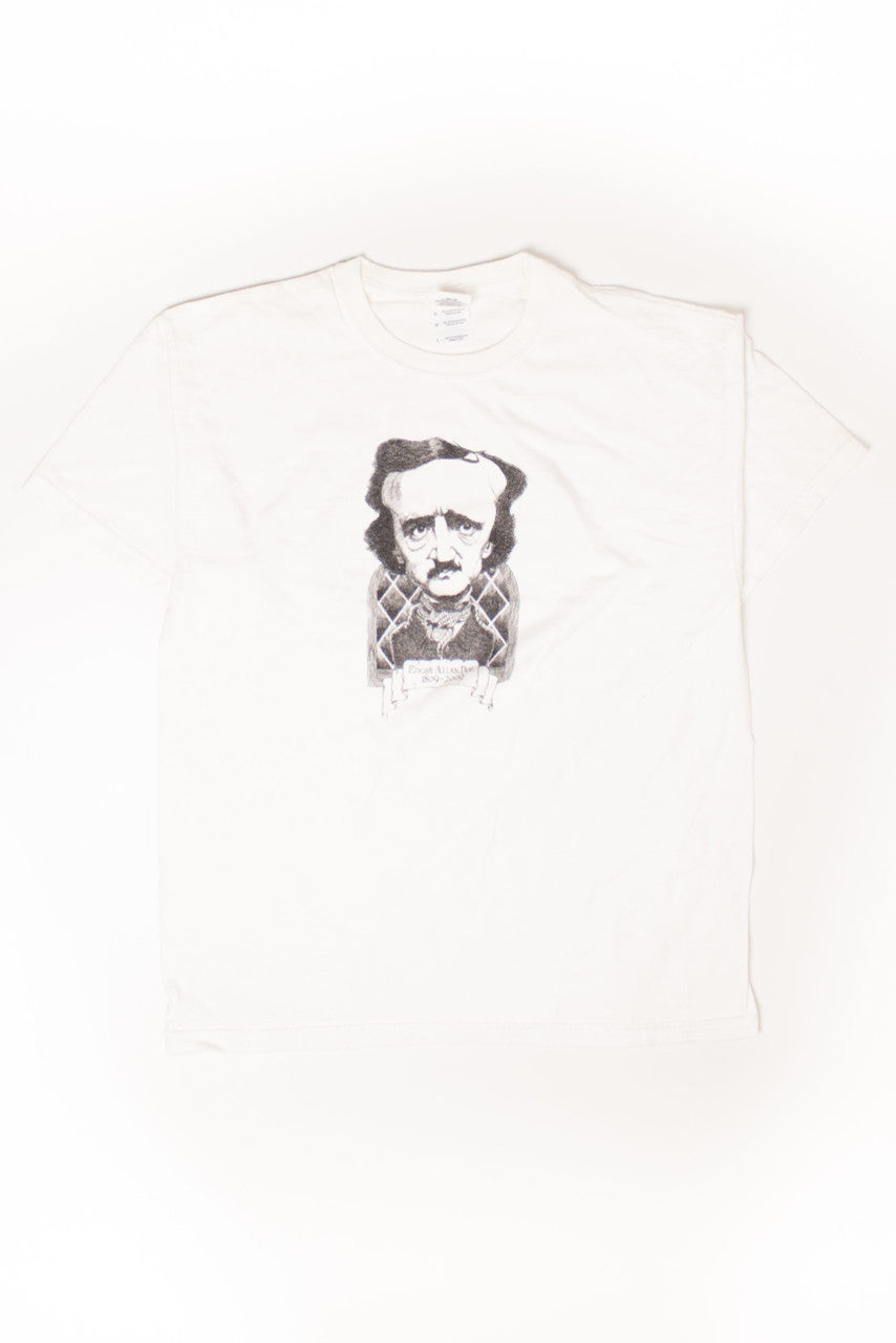 Vintage Big Head Edgar Allen Poe T-Shirt (2000s)
