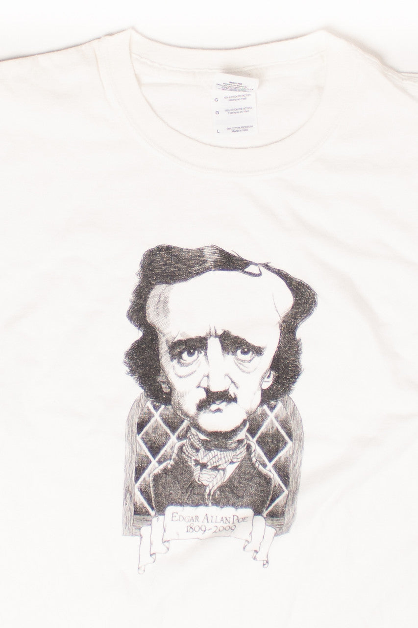 Vintage Big Head Edgar Allen Poe T-Shirt (2000s)