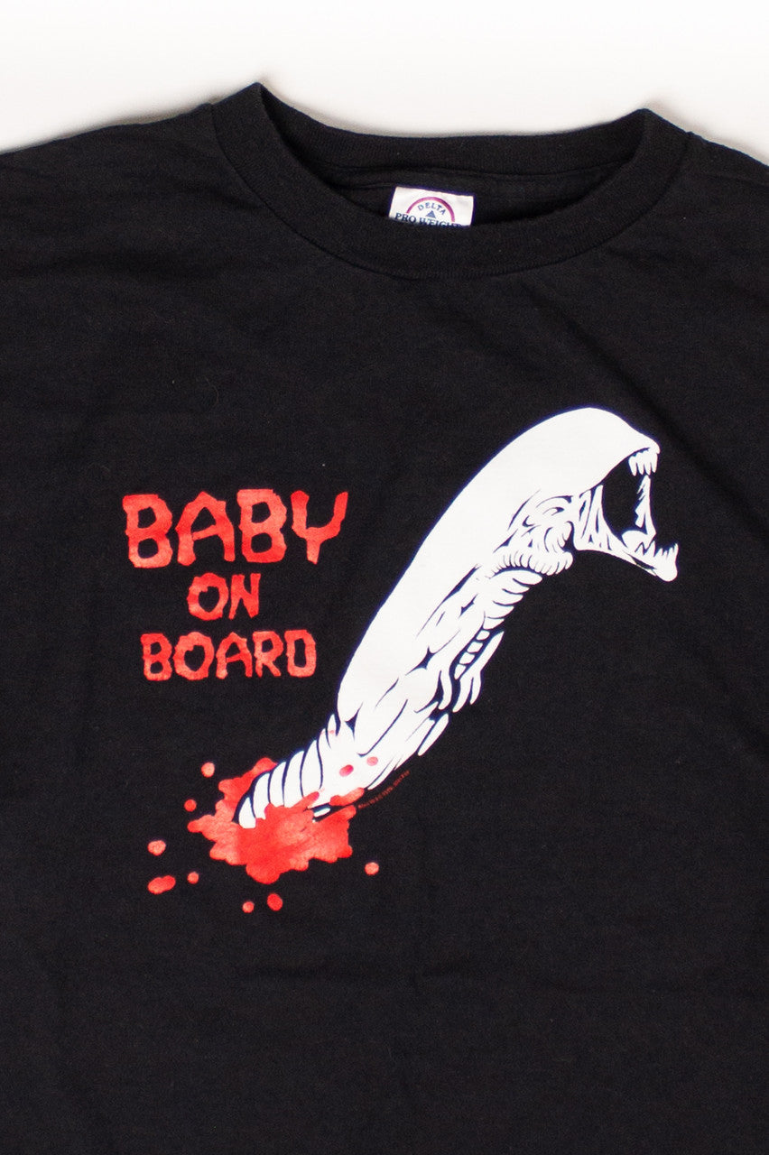 Vintage Aliens Movie "Baby on Board" T-Shirt (2004)