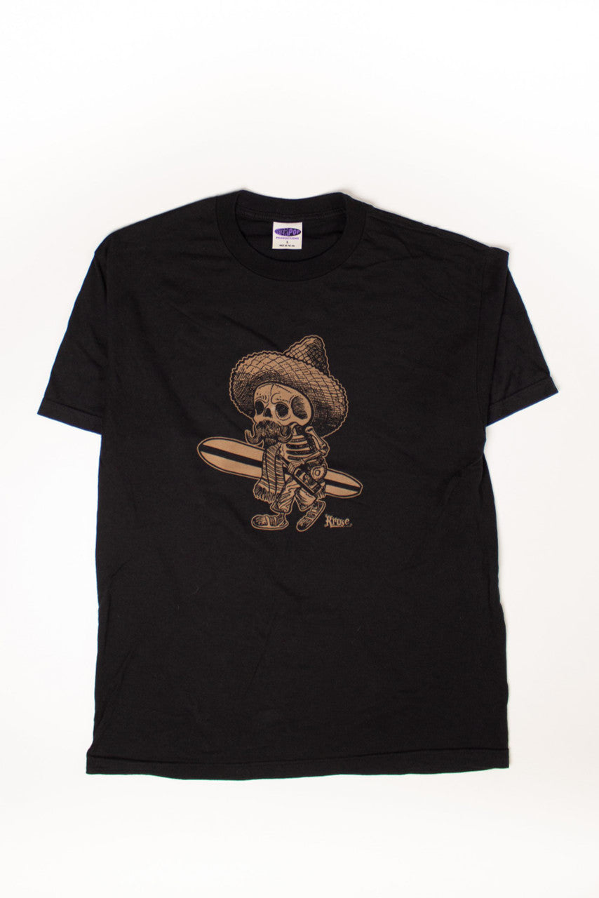 Vintage Surfing Skeleton T-Shirt (1990s)