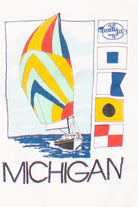 Vintage Michigan Sailboat Sweatshirt (1990s)