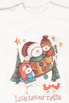Vintage"Love Never Melts" Sweatshirt (1990s)