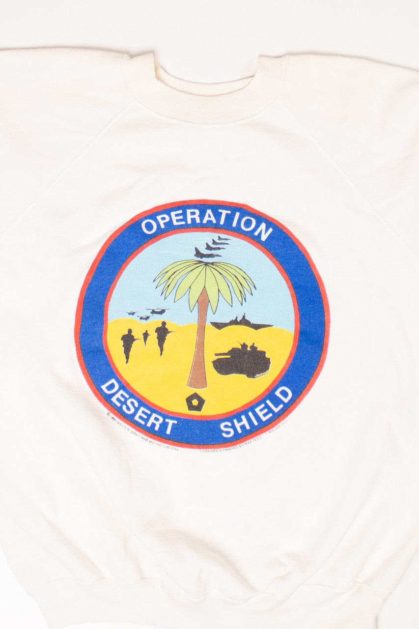 Vintage Operation Desert Shield Sweatshirt (1990s)