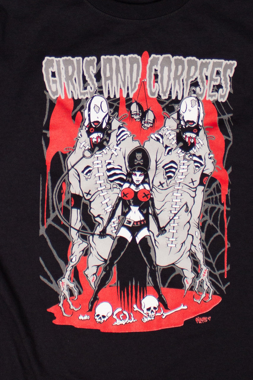 Vintage Girls and Corpses Magazine T-Shirt (2000s) 1