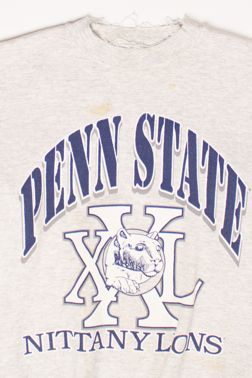 Vintage Thrashed Penn State Sweatshirt (1980s)