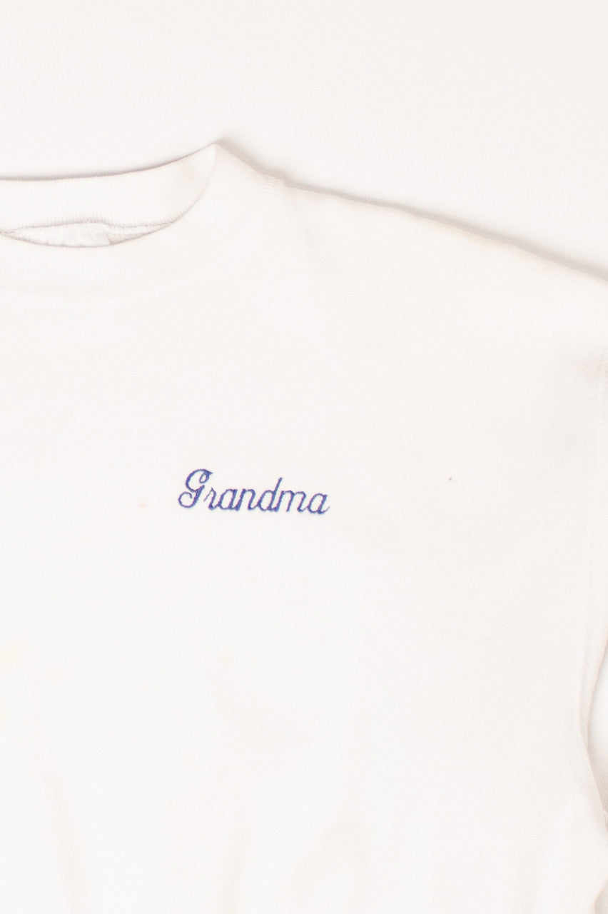 Vintage Embrioderd Grandma Sweatshirt (1980s)