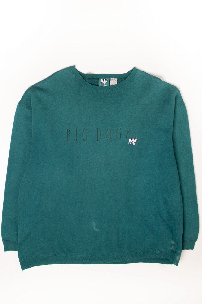 Vintage Big Dogs Embroidered Sweatshirt (1990s)