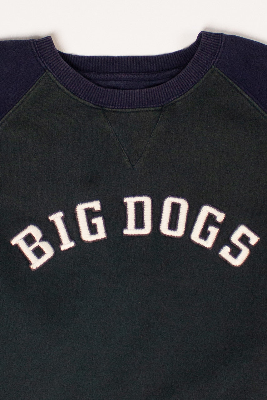 Vintage Big Dogs Two-Tone Sweatshirt (1990s)