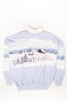 Vintage Winter Carriage Ride Sweatshirt (1980s)