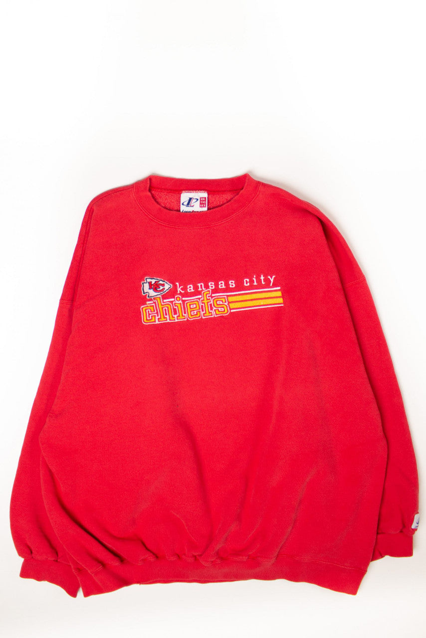 Vintage Kansas City Chiefs Embroidered Sweatshirt (1980s)