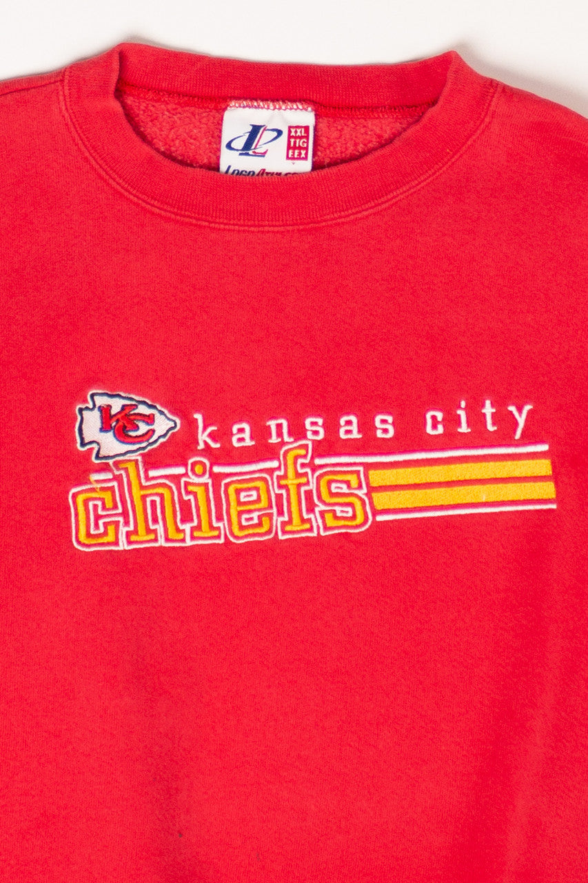 Vintage Kansas City Chiefs Embroidered Sweatshirt (1980s)