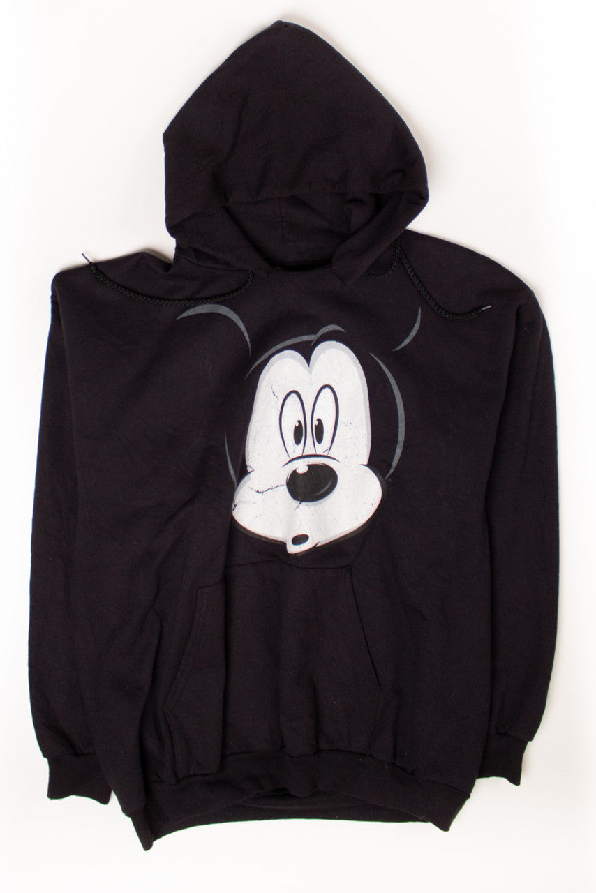 Vintage Confused Mickey Mouse Hooded Sweatshirt (2010s)