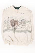 Vintage Alaskan Wolves Sweatshirt (1980s)