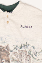 Vintage Alaskan Wolves Sweatshirt (1980s)