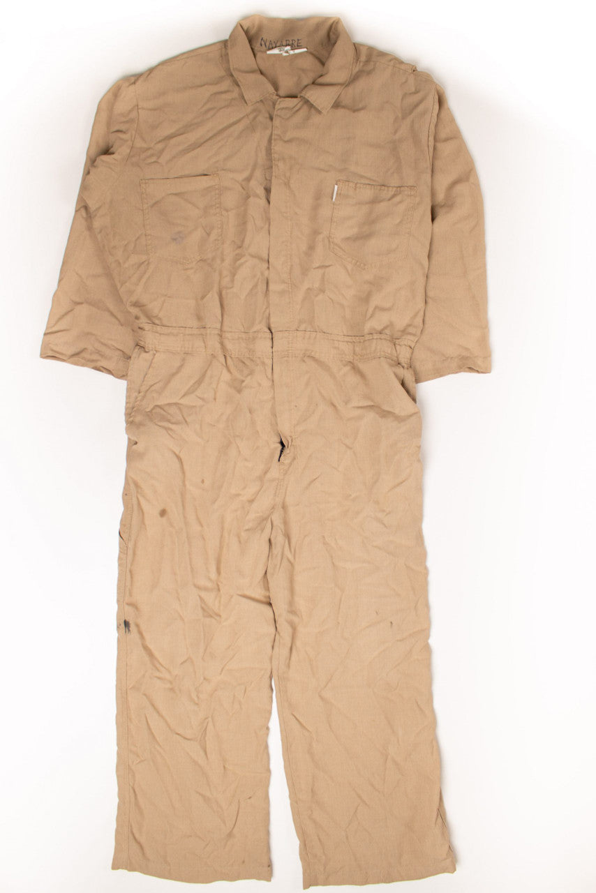 Vintage Worksafe Brown Jumpsuit (1980s)