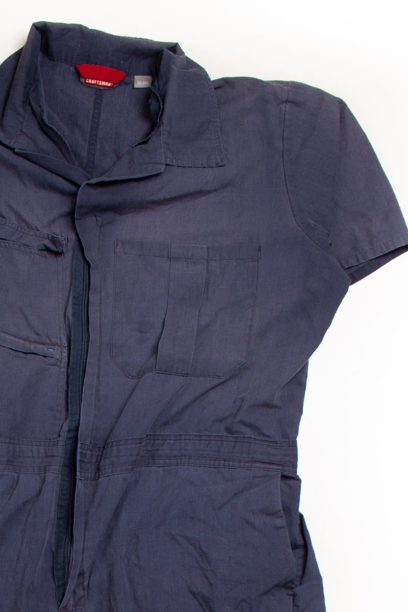 Craftsman Rag Vintage Navy Craftsman Jumpsuit (2000s) – Ragstock