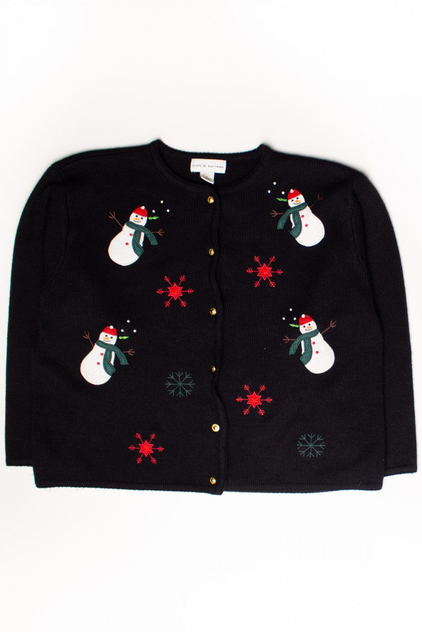 Snowman Ugly Christmas Cardigan 58638