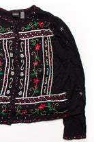 Floral Ugly Christmas Cardigan 58640